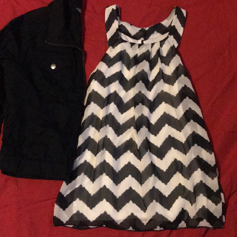 Sheer chevron halter top